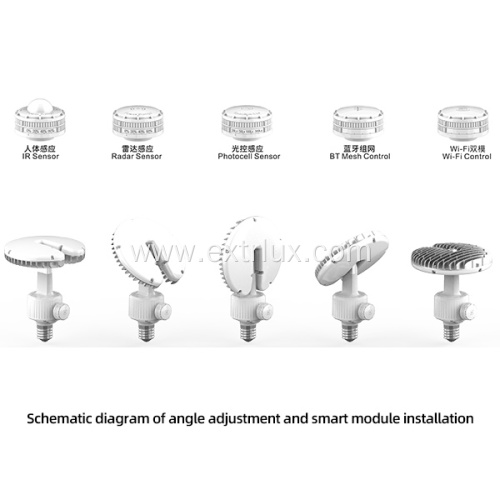 Multi-Angle Smart Industrial Light Single/3CCT Screw
